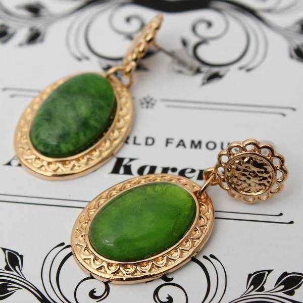 Hollow-Flower-Water-Drop-Oval-Gem-Dangle-Earrings-For-Women-975491