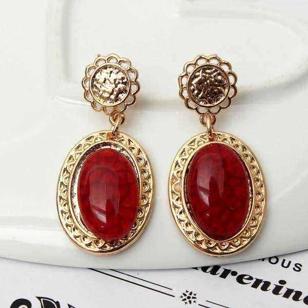 Hollow-Flower-Water-Drop-Oval-Gem-Dangle-Earrings-For-Women-975491