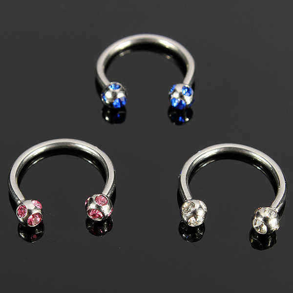 Horseshoe-Crystal-Circular-Piercing-Lip-Bar-Nose-Ring-Stainless-Steel-950311