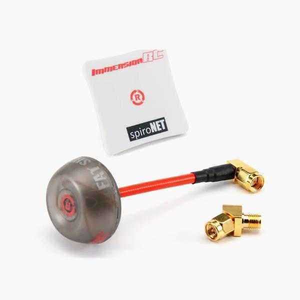 ImmersionRC-SpiroNET-V2-58GHz-LHCP-Diversity-Bundle-Omni-8dBi-Patch-FPV-Antenna-w-45-Degree-SMA-1257486