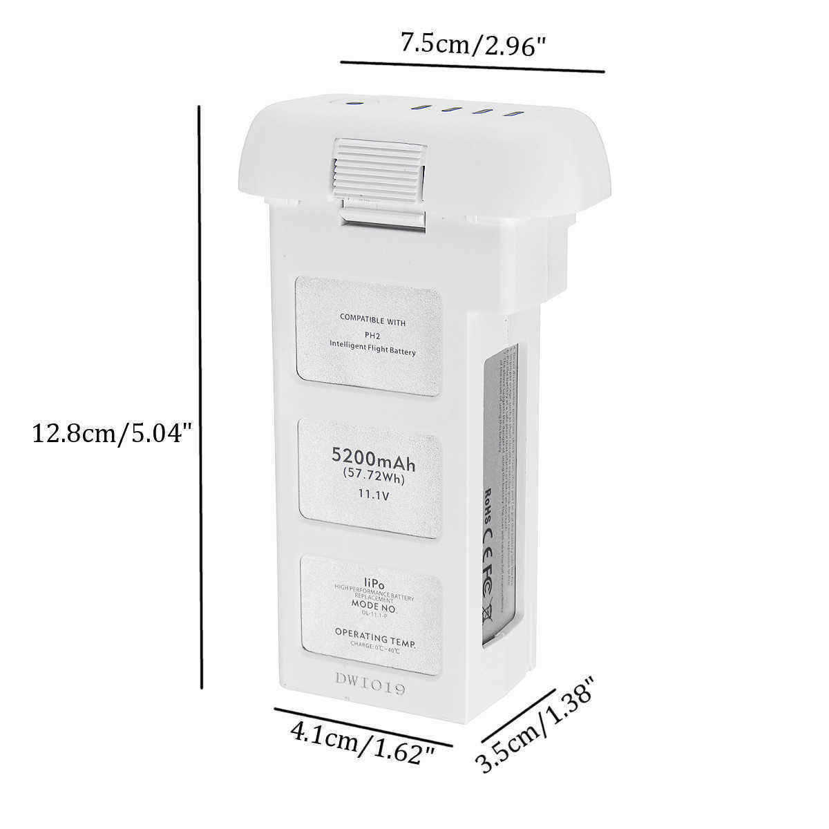 Intelligent-Flight--111V-5200mAh-3S-Lipo-Battery-for-For-DJI-Phantom-2-Vision-1418742