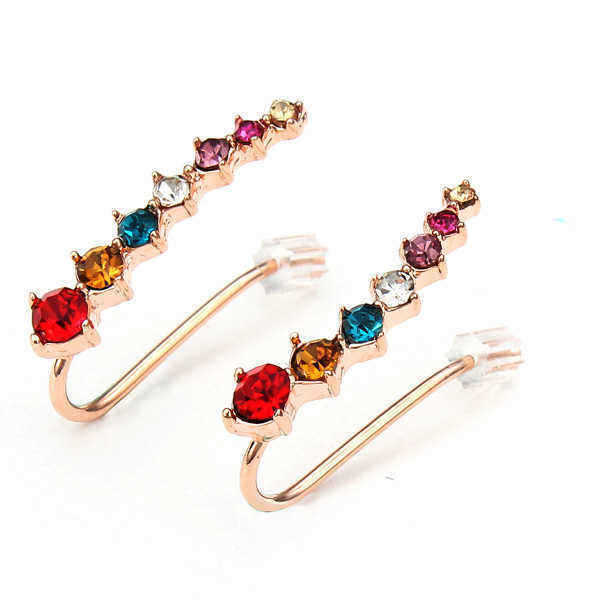 Italina-Rhinestone-Crystal-Ear-Cuff-Earrings-18K-Rose-Gold-Plated-965494