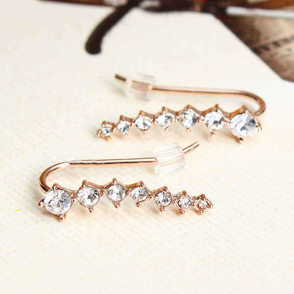 Italina-Rhinestone-Crystal-Ear-Cuff-Earrings-18K-Rose-Gold-Plated-965494