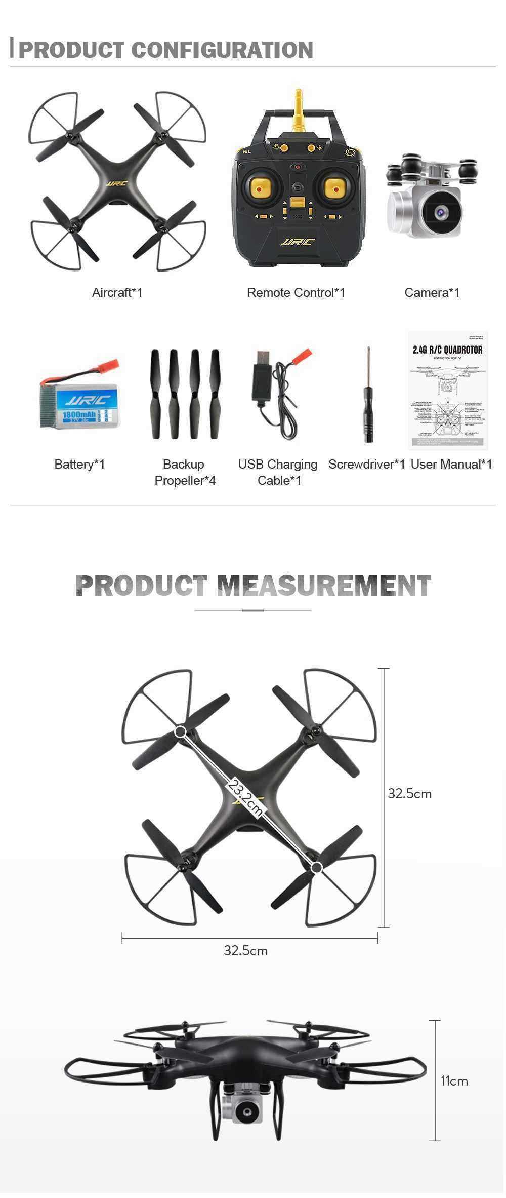 JJRC-H68-Bellwether-WiFi-FPV-with-2MP-720P-HD-Camera-20mins-Flight-Time-RC-Drone-Quadcopter-RTF-1319338