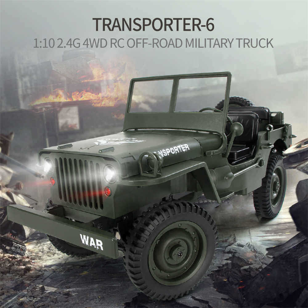 JJRC-Q65-24G-110-Jedi-Proportional-Control-Crawler-Military-Truck-4WD-Off-Road-RC-Car-With-Canopy-LE-1410857