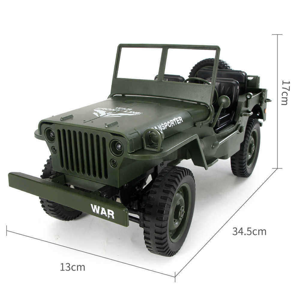 JJRC-Q65-24G-110-Jedi-Proportional-Control-Crawler-Military-Truck-4WD-Off-Road-RC-Car-With-Canopy-LE-1410857