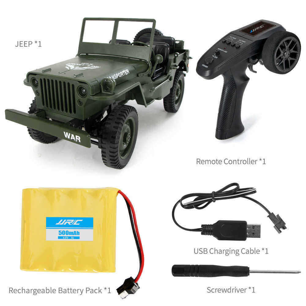 JJRC-Q65-24G-110-Jedi-Proportional-Control-Crawler-Military-Truck-4WD-Off-Road-RC-Car-With-Canopy-LE-1410857