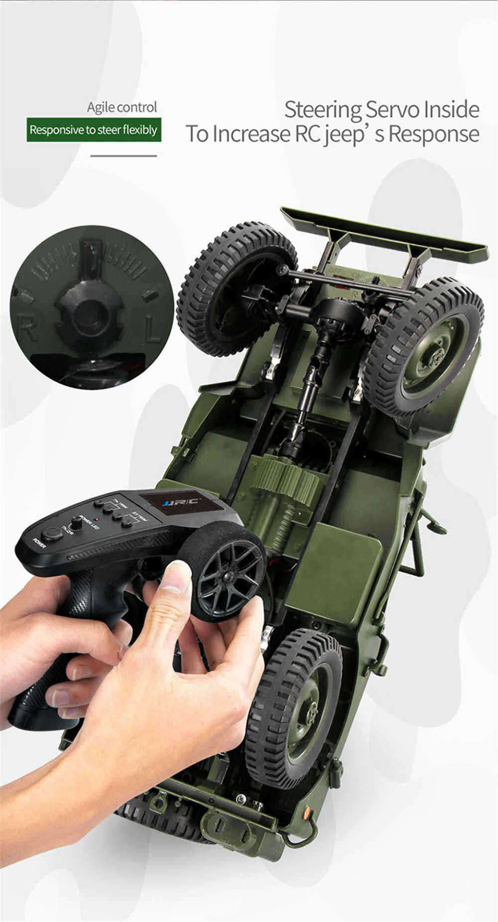 JJRC-Q65-24G-110-Jedi-Proportional-Control-Crawler-Military-Truck-4WD-Off-Road-RC-Car-With-Canopy-LE-1410857