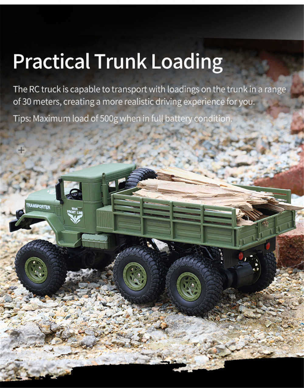 JJRC-Q68-Q69-118-24G-6WD-RC-Vehicle-Off-Road-Military-Truck-Car-RTR-Model-1530087