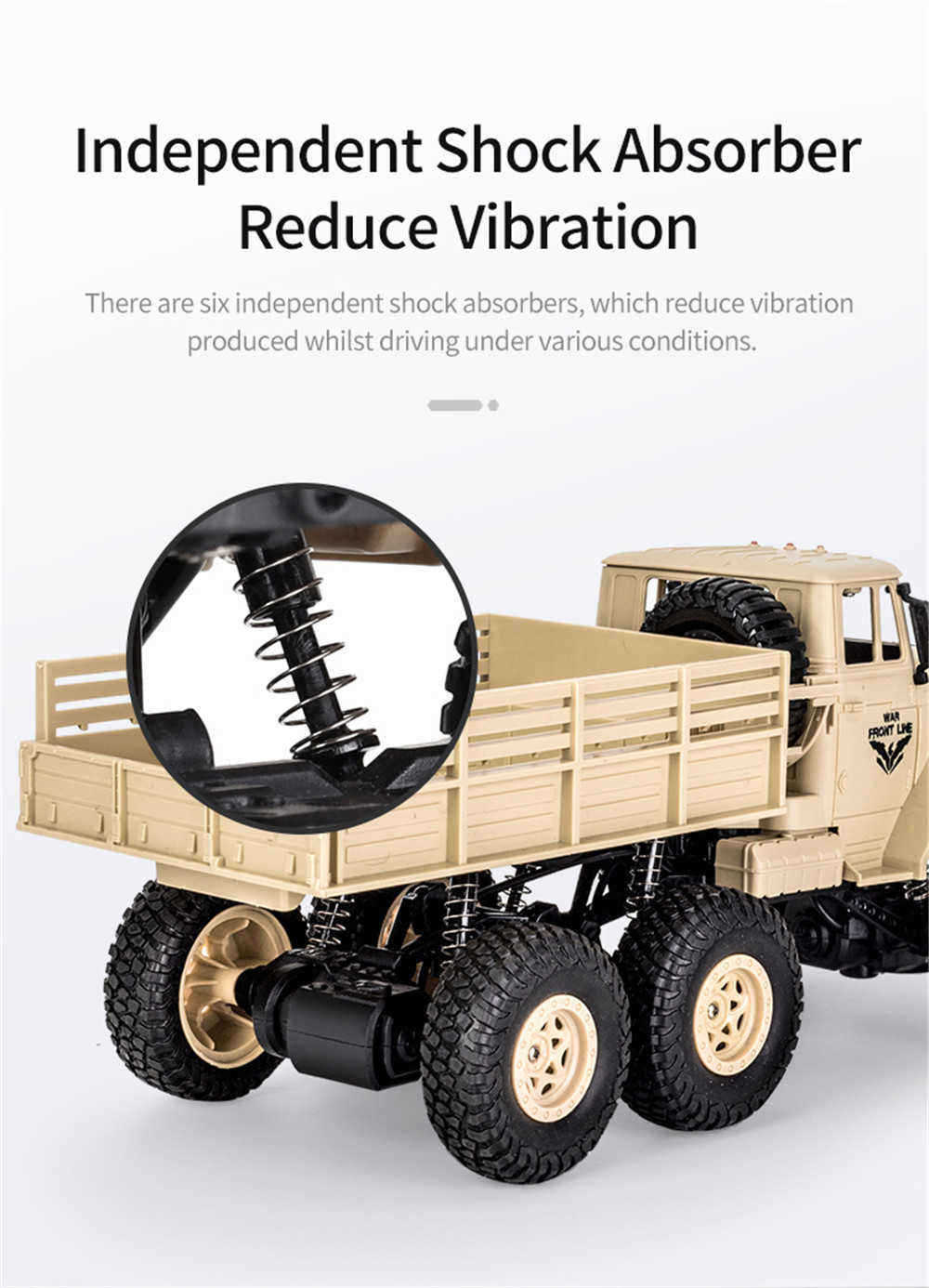 JJRC-Q68-Q69-118-24G-6WD-RC-Vehicle-Off-Road-Military-Truck-Car-RTR-Model-1530087