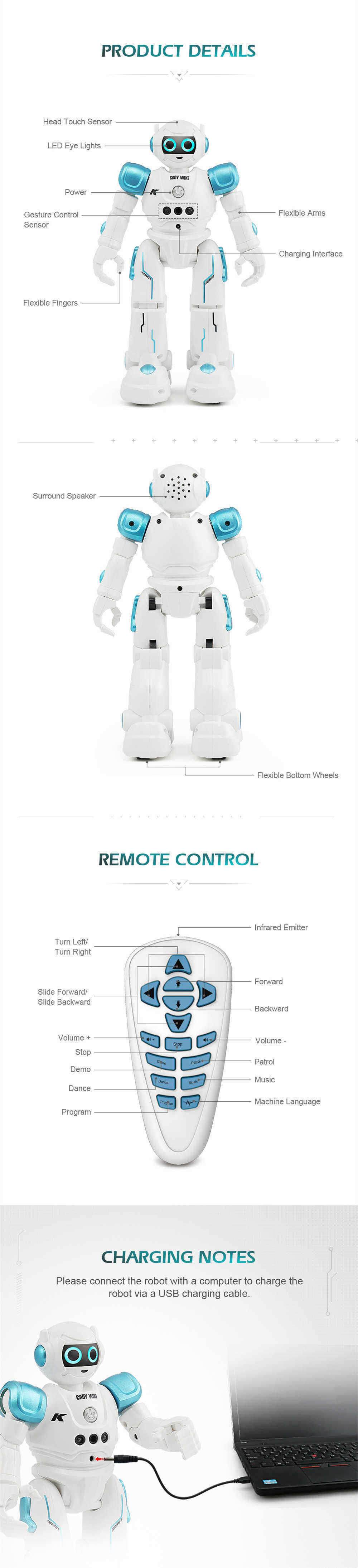 JJRC-R11-CADY-WIKE-Smart-RC-Robot-Gesture-Sensing-Touch-Intelligent-Programming-Dancing-Patrol-Toy-1367359