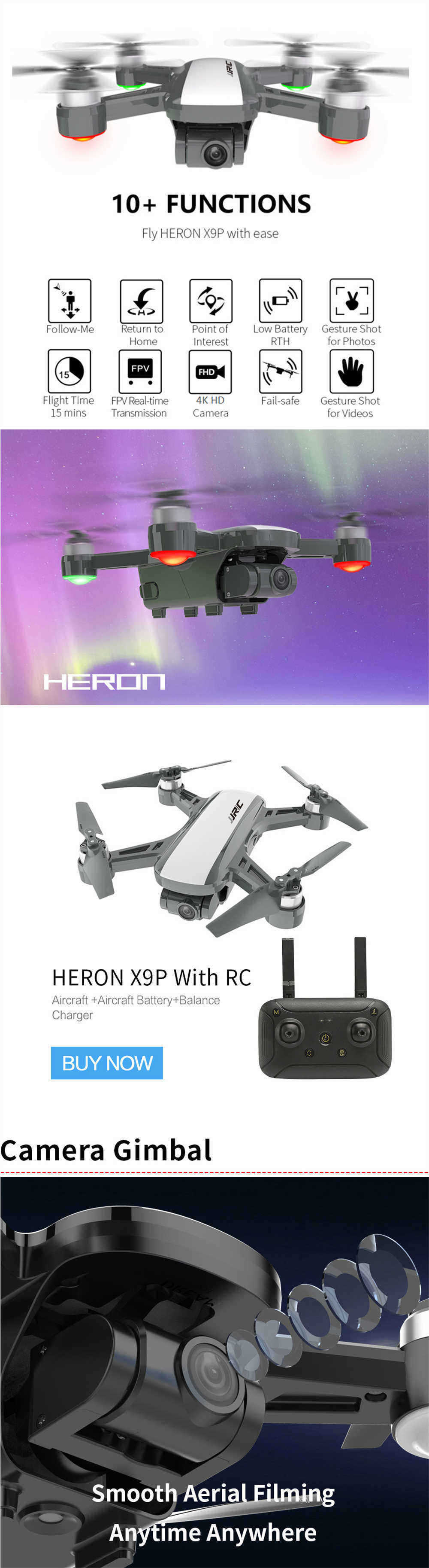 JJRC-X9P-Heron-GPS-5G-WiFi-FPV-With-4K-HD-Camera-Optical-Flow-Positioning-RC-Drone-Quadcopter-RTF-1566653