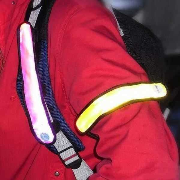 LED-Safety-Reflective-Armband-Flashing-Strap-Belt-Bracelet-Unisex-972348