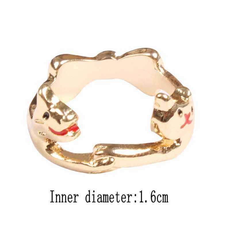 Lovely-Animal-Lovers-Rings-Jewelry-Cat-Dog-Cute-Bow-Tie-Couple-Ring-Accessories-1359165