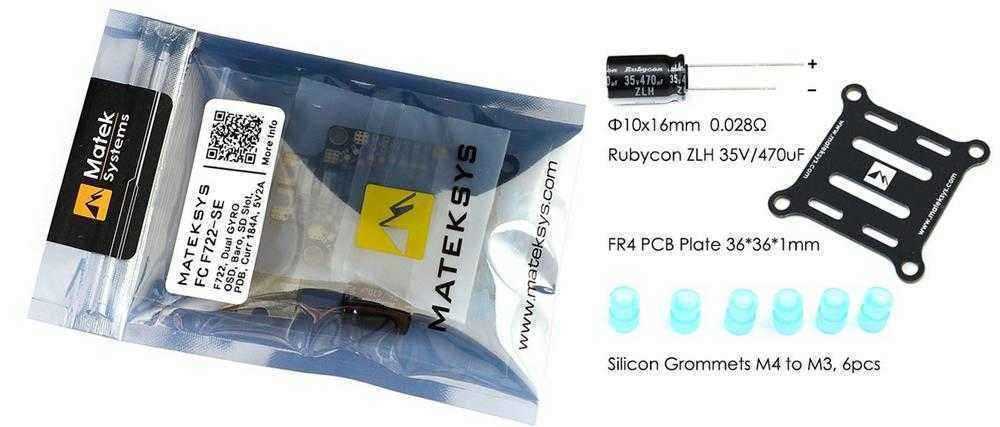 Matek-System-F722-SE-F7-Dual-Gryo-Flight-Controller-w-OSD-BEC-Current-Sensor-Black-Box-for-RC-Drone-1379603