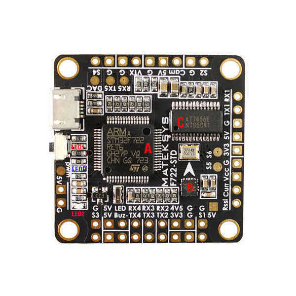 Matek-Systems-F722-STD-STM32F722-F7-Flight-Controller-Built-in-OSD-BMP280-Barometer-Blackbox-for-RC--1225166