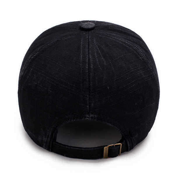 Men-Washed-Cotton-M-Embroidery-Baseball-Cap-Outdoor-Sunshade-Adjustable-Snapback-Hats-1244519