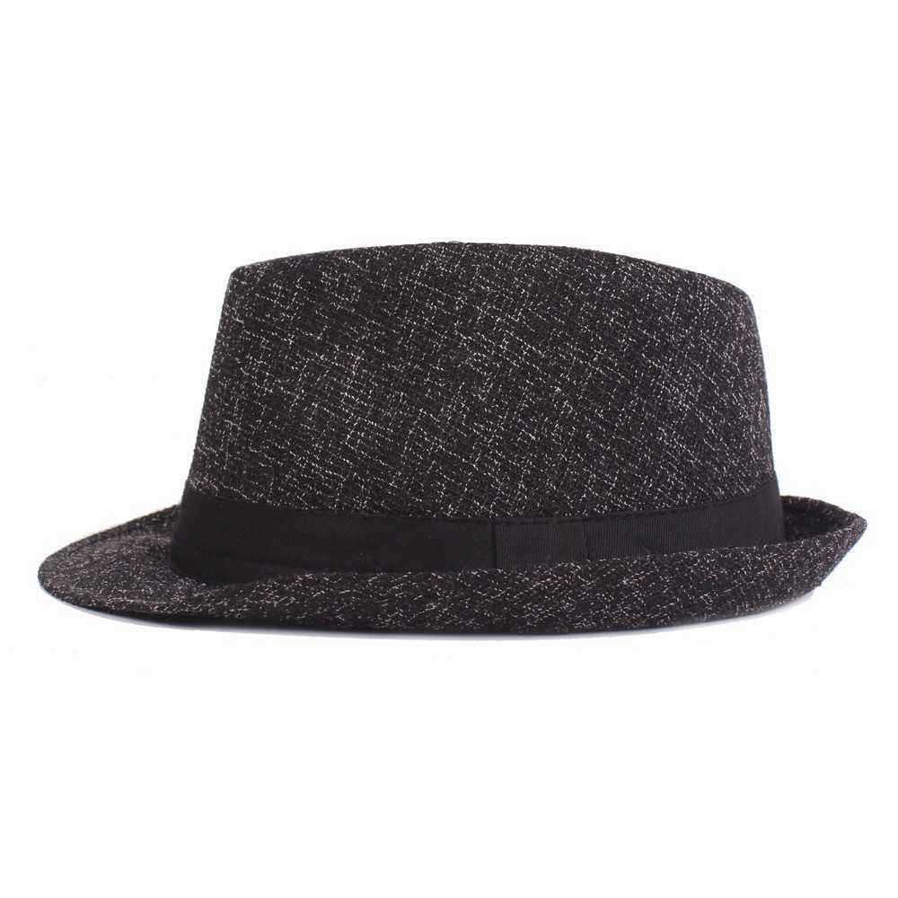 Men-Women-Cotton-Panama-Style-Hat-Outdoor-Wide-Brimmed-Jazz-Fedora-Cap-1414675