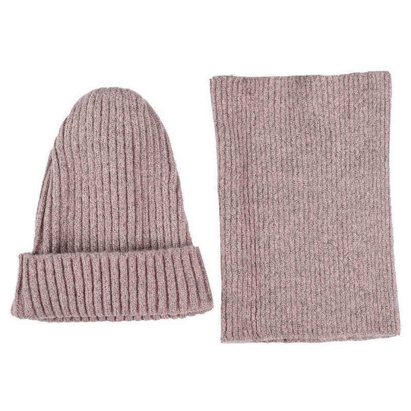 Men-Women-Winter-Warm-Knit-Hat-Collar-Set-Outdoor-Ski-Thick-Beanie-Scarf-1370515