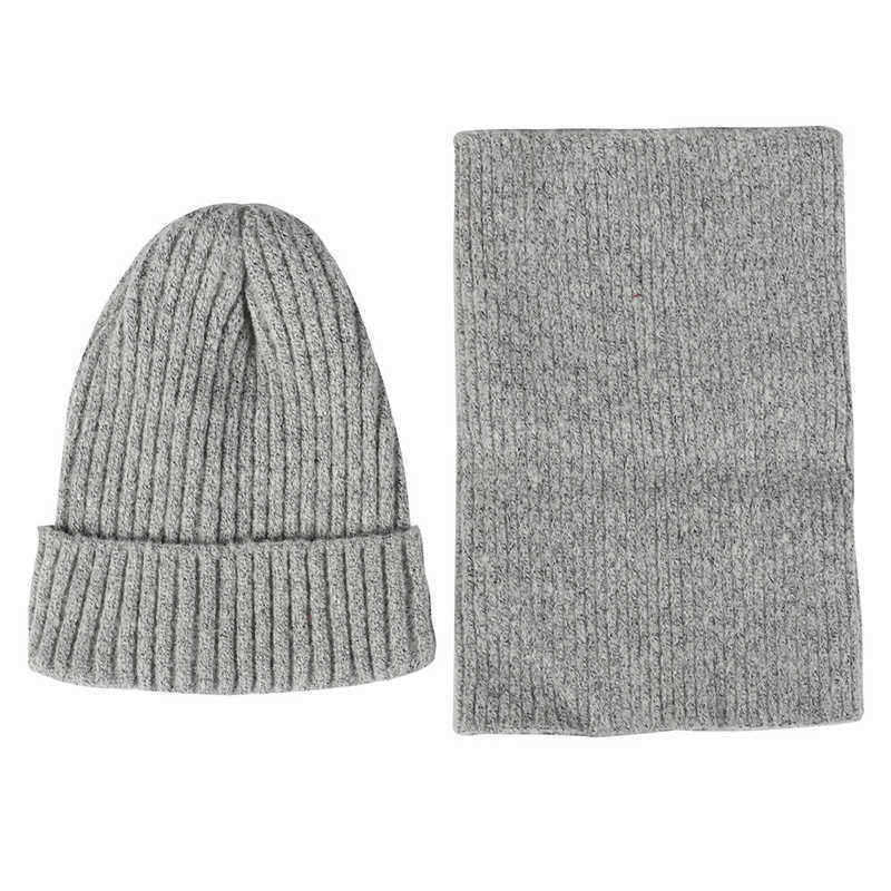 Men-Women-Winter-Warm-Knit-Hat-Collar-Set-Outdoor-Ski-Thick-Beanie-Scarf-1370515