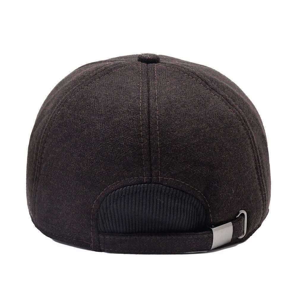 Men-Women-Winter-Woolen-Fabric-Baseball-Cap-With-Earmuffs-Outdoor-Casual-Peaked-Hat-Adjustable-1350667