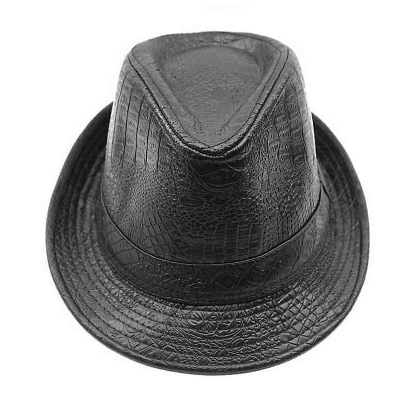 Mens-PU-Leather-Crocodile-Pattern-Jazz-Hat-Outdoor-Middle-aged-Wide-Brimmed-Fedora-Hats-1343585