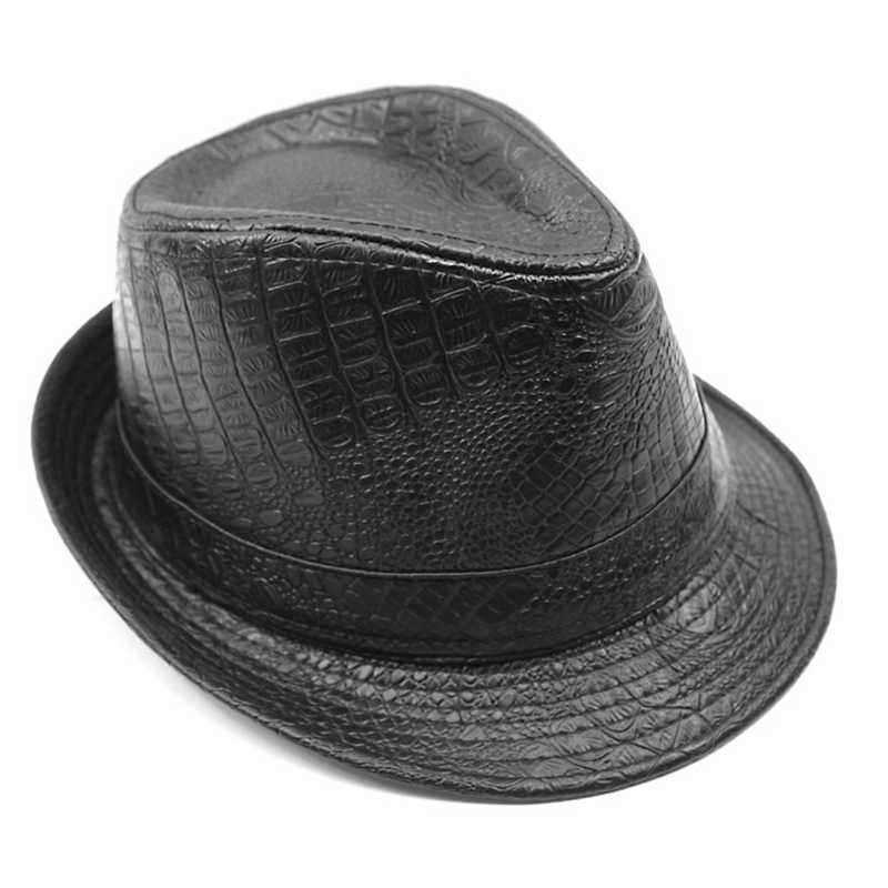 Mens-PU-Leather-Crocodile-Pattern-Jazz-Hat-Outdoor-Middle-aged-Wide-Brimmed-Fedora-Hats-1343585