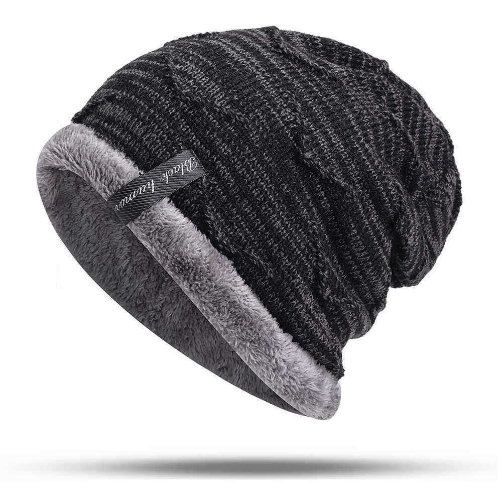 Mens-Plus-Velvet-Knitted-Stripe-Beanie-Hats-Outdoor-Winter-Warm-Skullcap-Beanies-1251783