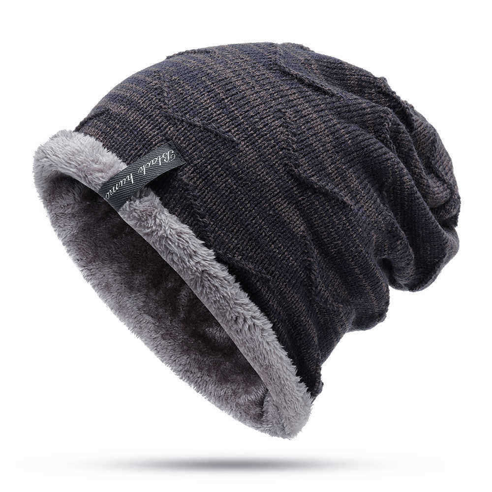 Mens-Plus-Velvet-Knitted-Stripe-Beanie-Hats-Outdoor-Winter-Warm-Skullcap-Beanies-1251783