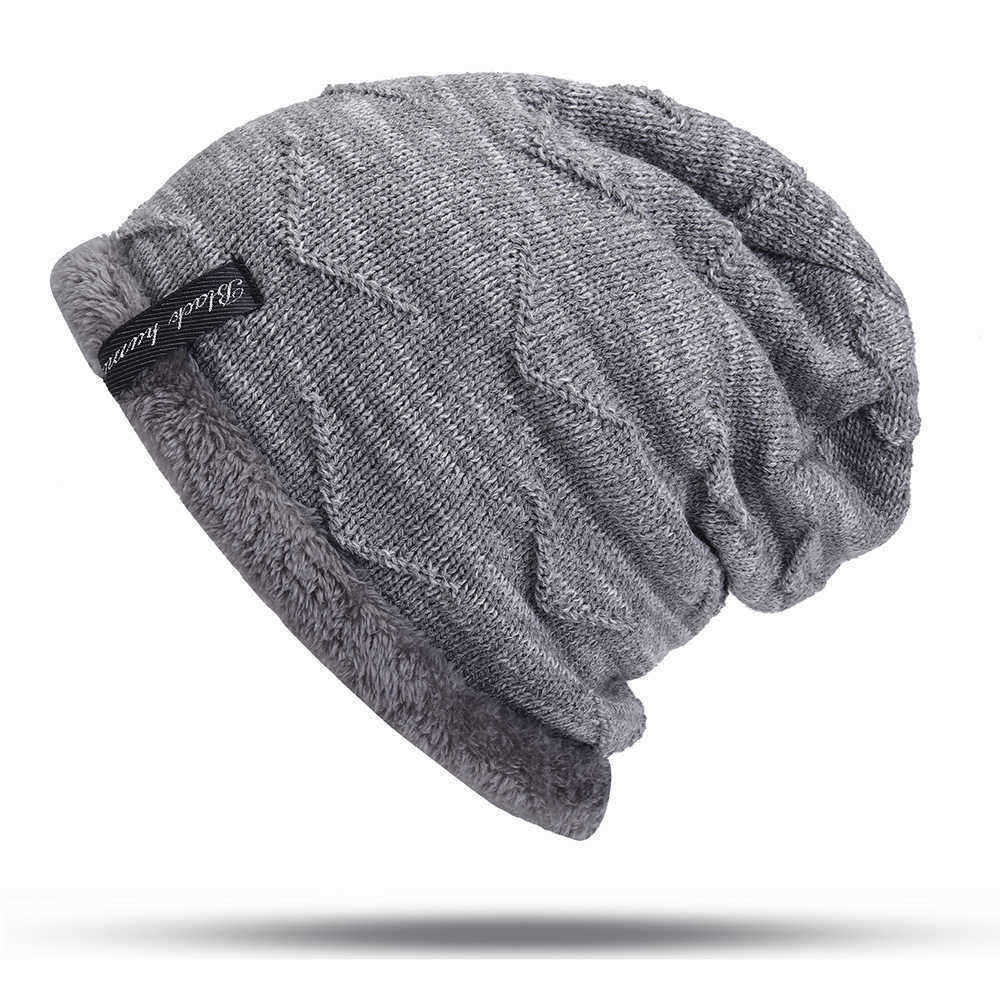 Mens-Plus-Velvet-Knitted-Stripe-Beanie-Hats-Outdoor-Winter-Warm-Skullcap-Beanies-1251783