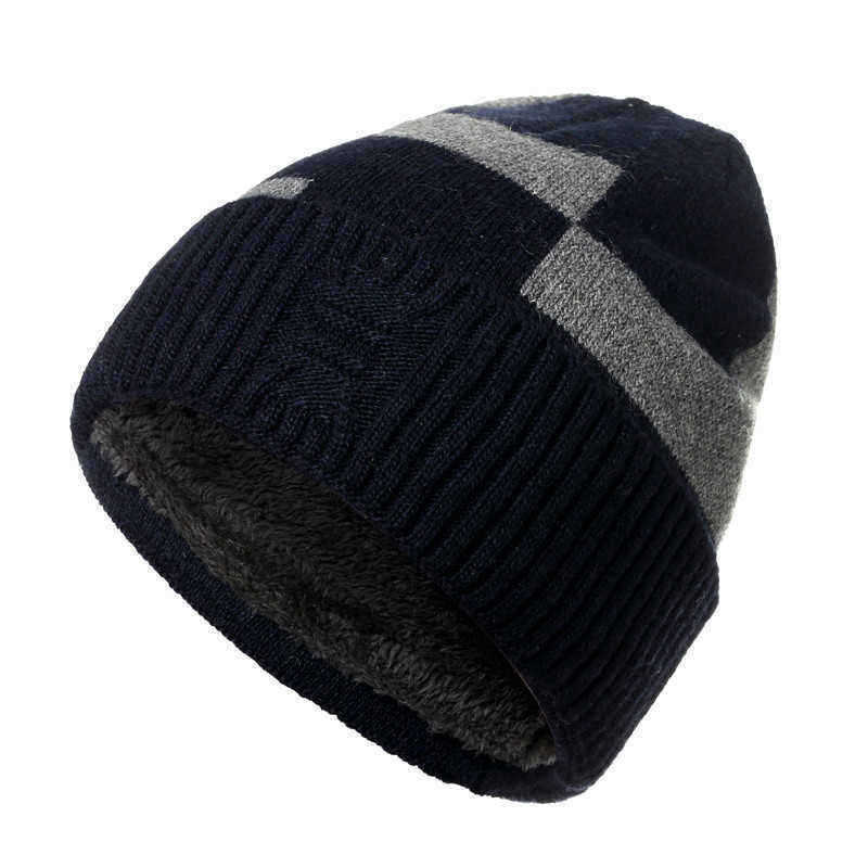 Mens-Unisex-Woolen-Blending-Knit-Beanie-Hat-Winter-Warm-Earmuffs-Slouchy-Skull-Cap-1386935