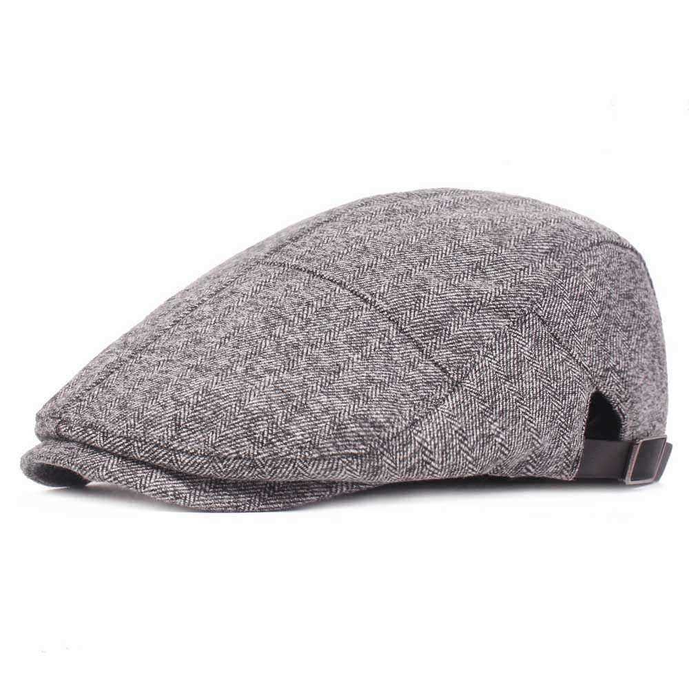 Mens-Womens-Casual-Winter-Warm-Thicken-Adjustable-Beret-Hat-Outdoor-Plain-Newsboy-Caps-1367493