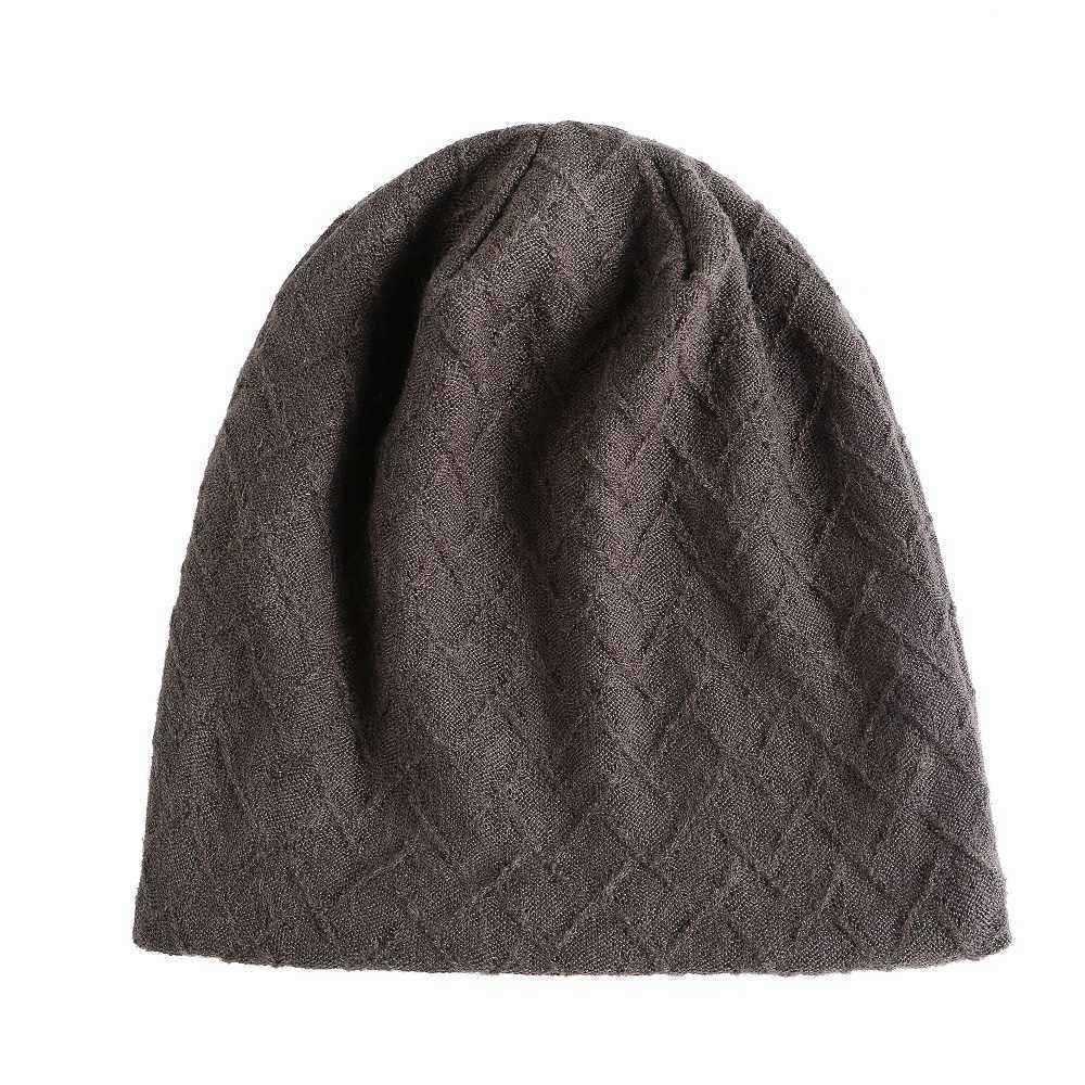 Mens-Womens-Vintage-Cotton-Double-Layers-Beanie-Caps-Plain-Earmuffs-Knitted-Hat-1328042