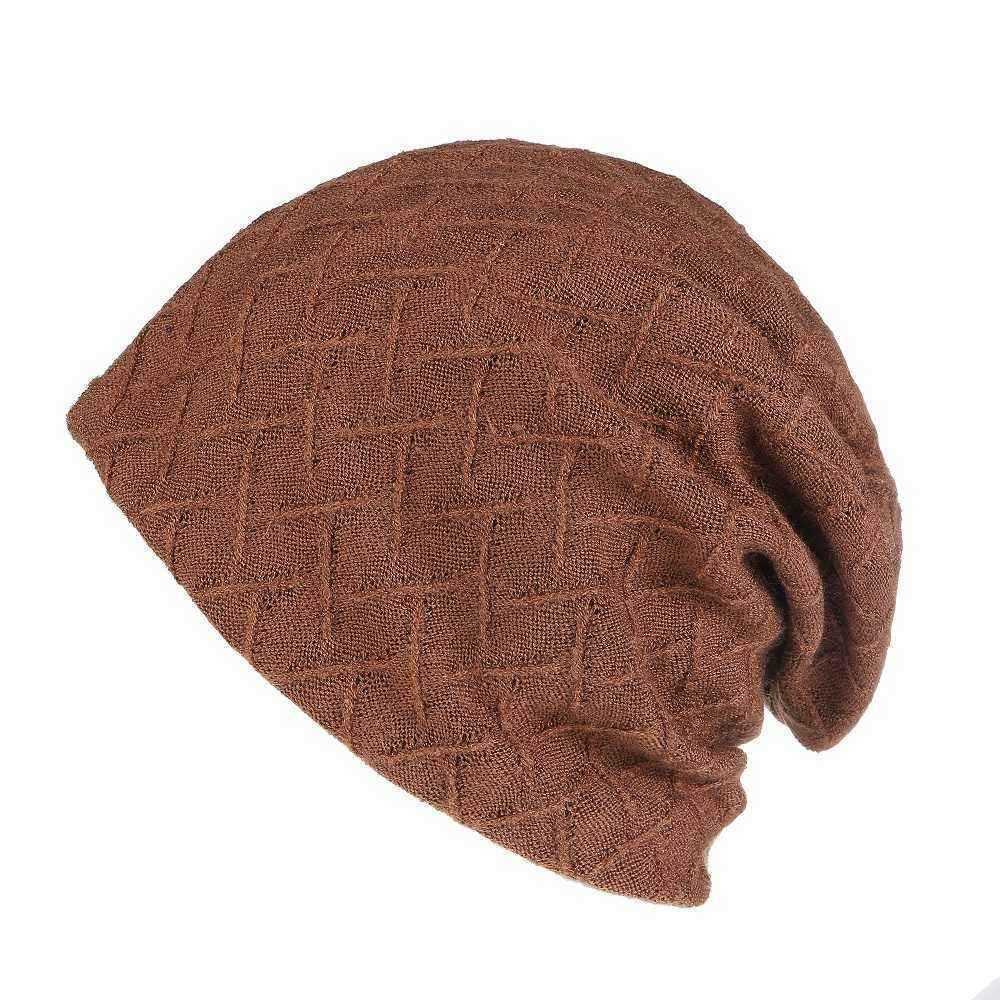 Mens-Womens-Vintage-Cotton-Double-Layers-Beanie-Caps-Plain-Earmuffs-Knitted-Hat-1328042