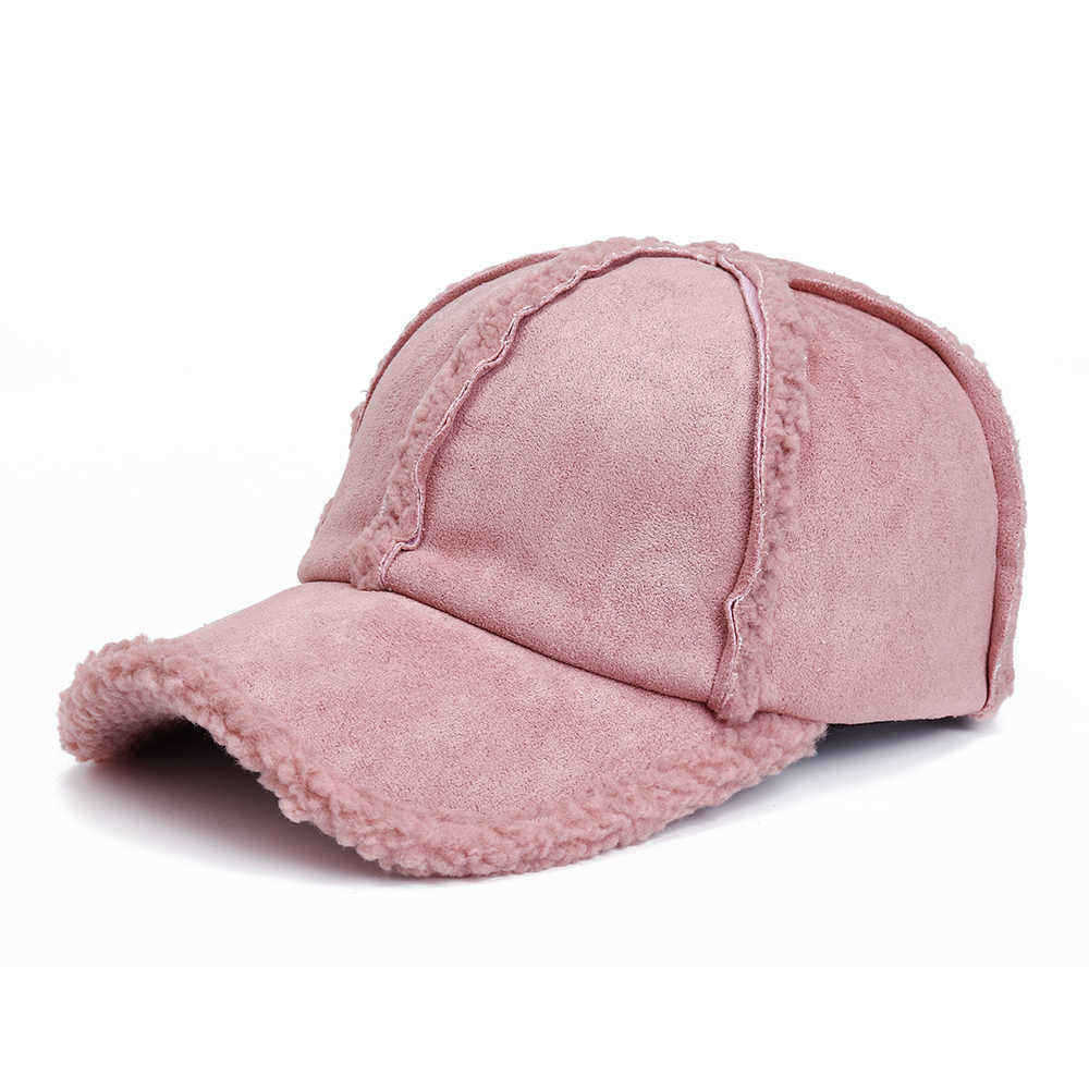 Mens-Womens-Winter-Cotton-Adjustable-Thicken-Baseball-Cap-Vintage-Plush-Warm-Forward-Hat-1354580