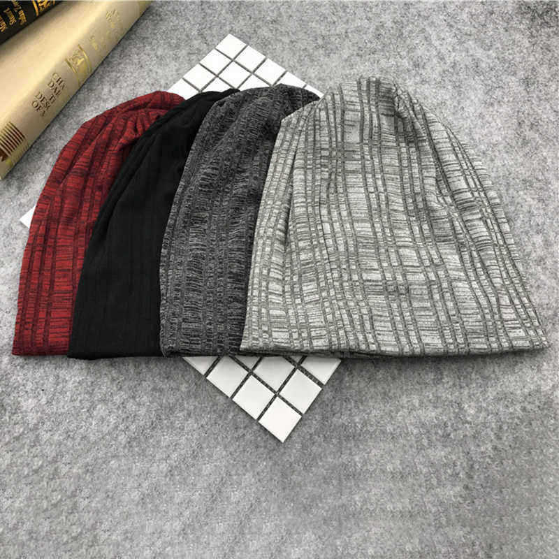 Mens-Womens-Winter-Slouchy-Beanie-Caps-Outdoor-Double-Layers-Earmuffs-Brimless-Bonnet-1355728