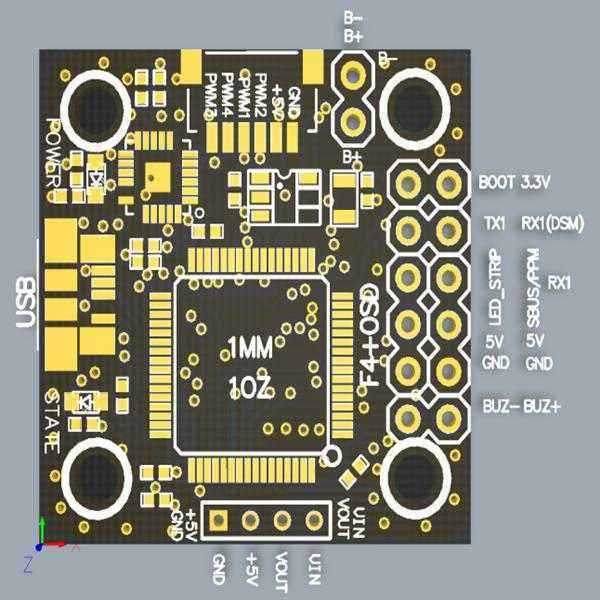 Micro-20x20mm-Betaflight-Omnibus-STM32F4-F4-Flight-Controller-Built-in-BEC-OSD-for-RC-FPV-Racing-Dro-1132495