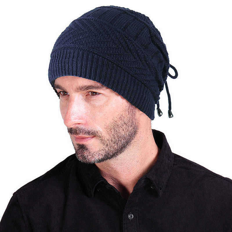 Multi-purpose-Winter-Plush-Knit-Beanie-Hat-Scarf-Outdoor-Ski-Earmuffs-Skull-Cap-1374437