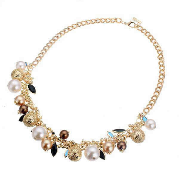 Multilayer-Ball-Crystal-Leaf-Pearl-Choker-Statement-Necklace-For-Women-978816