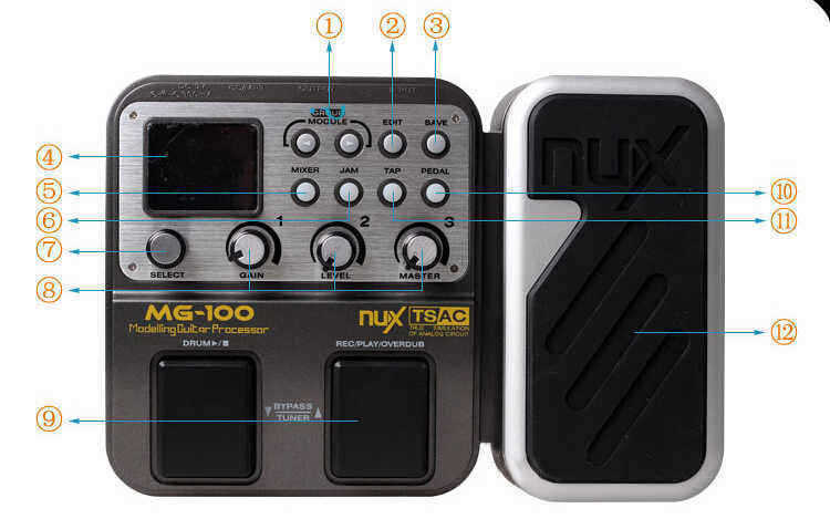 NUX-MG-100-Multi-Effects-Processor-Guitar-Effect-Pedal-980014