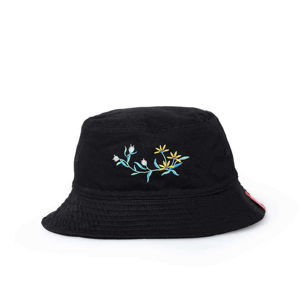 NUZADA-Unisex-Embroidery-Outdoor-Double-Sided-Fisherman-Hat-Cotton-Bucket-Cap-Sunshade-Fishing-Hat-1392456