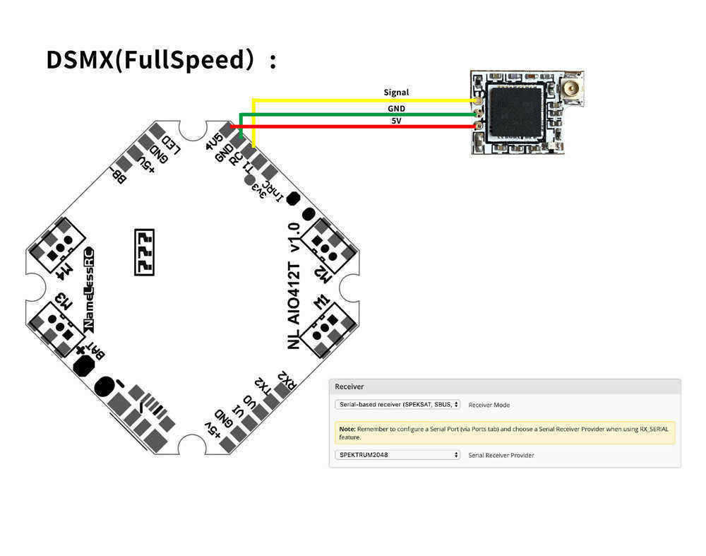 NameLessRC-AIO412T-F411-Flight-Controller-MPU6000-2-4S-HV-5V25A-BEC-1547589