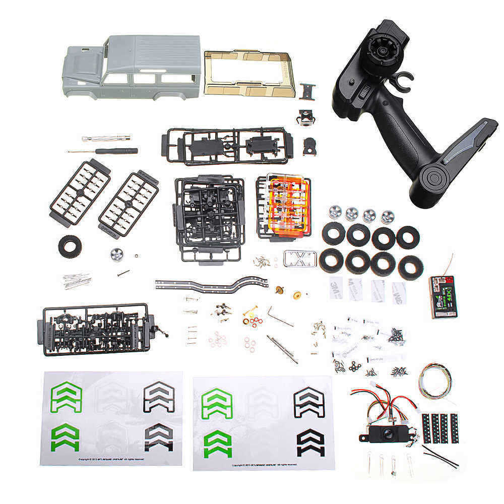 Orlandoo-Hunter-OH32A03-132-DIY-Kit-Unpainted-RC-Car-Rock-Crawler-w-Electronic-Parts-1417631