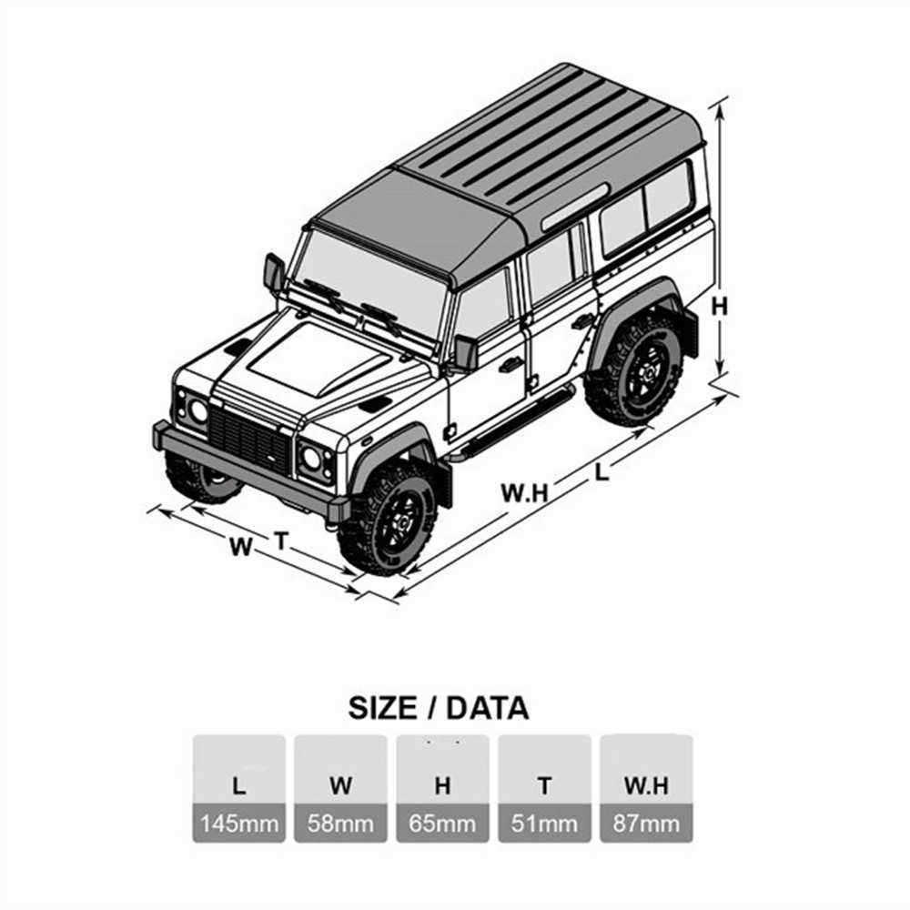 Orlandoo-Hunter-OH32A03-132-DIY-Kit-Unpainted-RC-Car-Rock-Crawler-w-Electronic-Parts-1417631