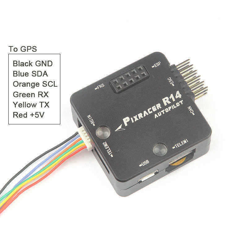 Pixracer-R14-F4-Flight-Controller-With-ESP8266-Wifi-Module-Micro-SD-Card-Buzzer-for-RC-FPV-Racing-Dr-1210912