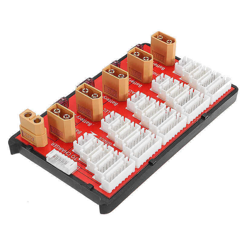 Power-Genius-PG-Parallel-Charging-Board-Supports-5-Packs-of-2-6S-Lipo-Battery-XT60-T-Plug-1141232