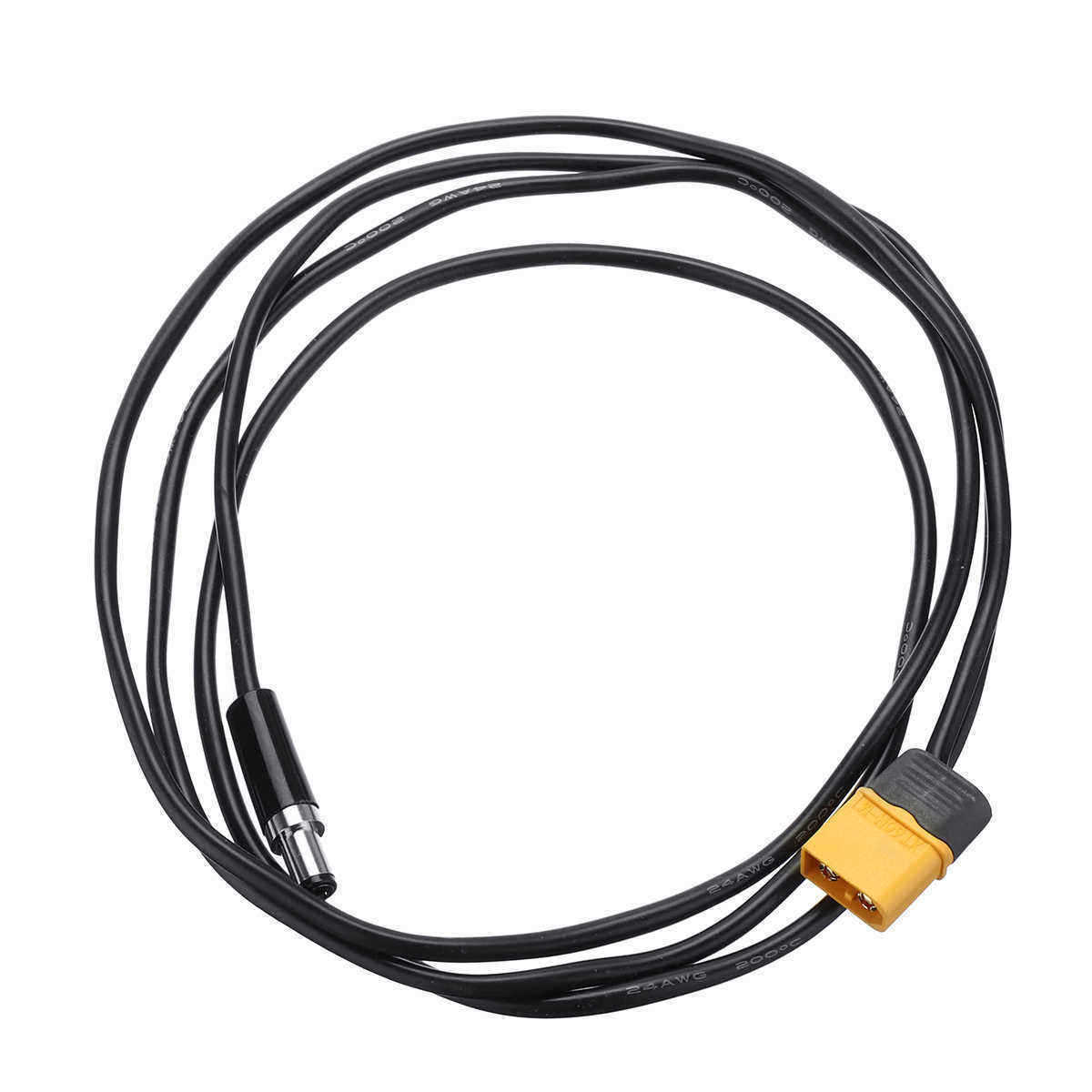 RJXHOBBY-XT60-Male-Bullet-Connector-to-Male-DC-55X-25mm-DC5525-Rubber-Power-Cable-for-TS100-Electric-1418863