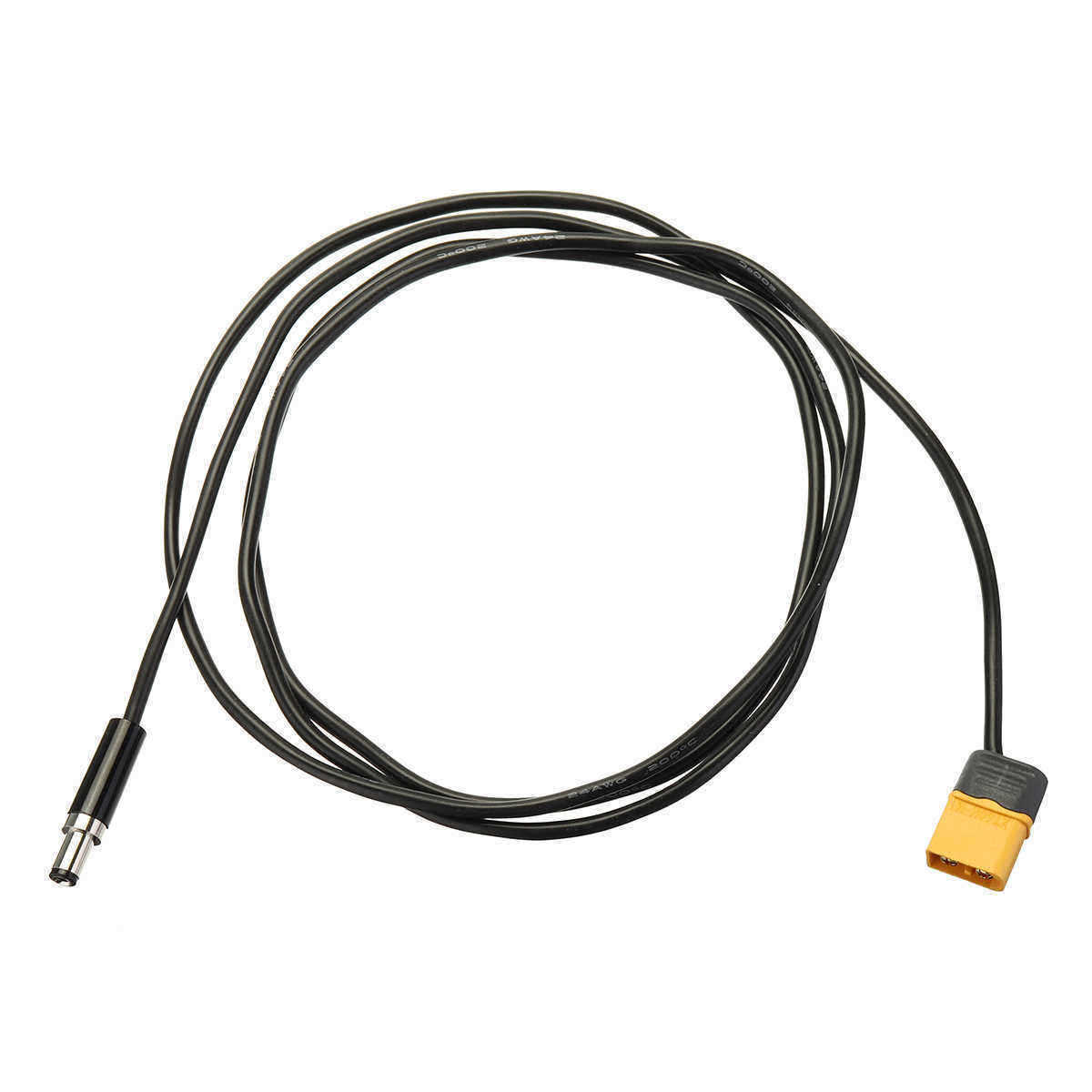 RJXHOBBY-XT60-Male-Bullet-Connector-to-Male-DC-55X-25mm-DC5525-Rubber-Power-Cable-for-TS100-Electric-1418863