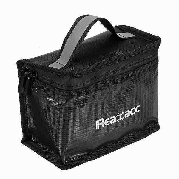 Realacc-Fireproof-Waterproof-Lipo-Battery-Safety-Bag155x115x90mm-With-Luminous-Handle-1259311