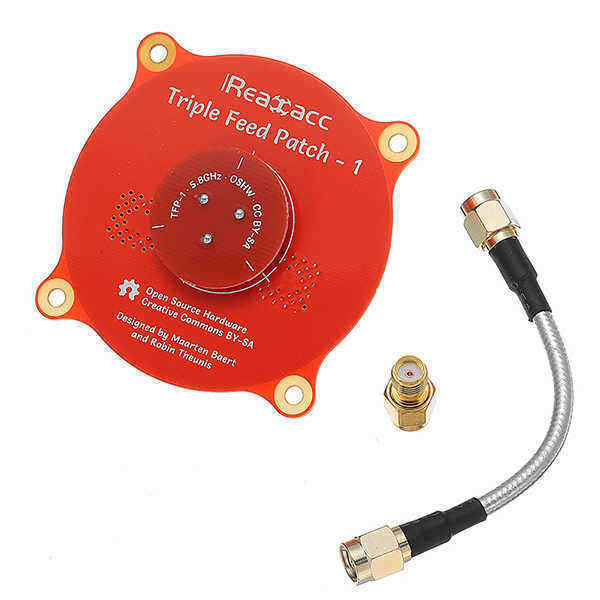 Realacc-Triple-Feed-Patch-1-58GHz-94dBi-Directional-Circular-Polarized-FPV-Pagoda-Antenna-1195261